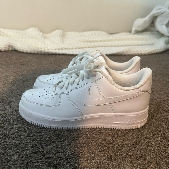 Men’s Nike Air Force 1’s - White - Worn Twice - Size 9 - Picture 3 of 5